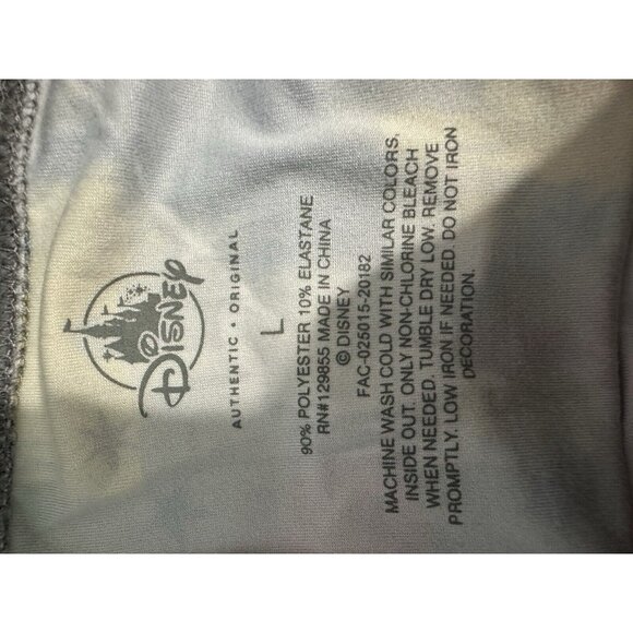 Disney Parks Multicolor Castle Print High Rise Capri Leggings Size Large - Picture 4 of 7